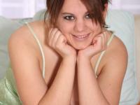 Busty housewife Devin Rae gets rewarded with a big schlong after stripping - Photo #1