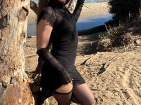Curvy girlfriend Juniper Ren shows her trimmed pussy and asshole too up close - Photo #18