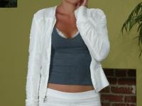 Lesbian woman Cole Conners gives Cami a spanking while getting her naked - Photo #1
