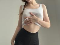 Amateur solo girl exposes her breasts and pussy in various locations - Photo #4