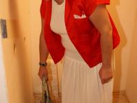 Chubby granny Isabelle rides a BBC at a gloryhole toilet and takes a facial - Photo #1