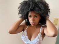 Ebony amateur flaunts her big booty while wearing her hair in a puff - Photo #7