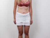 Blonde amateur gets totally naked after stripping off her clothes and thong - Photo #4