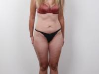 Blonde amateur gets totally naked after stripping off her clothes and thong - Photo #6