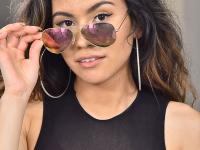 Exotic teen Christian Charity strips slowly and flaunts her sexy twat - Photo #2