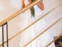 Bride with tiny tits Ferrera Gomez stripping and getting rammed in threeway - Photo #6