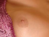 Gorgeous brunette pornstar Eve Angel rubs her nipples and cunt in a solo - Photo #5