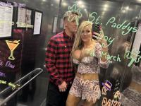 Buxom European babe Nina Cox shows her big boobs and her big clit - Photo #1