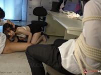 Submissive Japanese wife Yui Hatano gets toyed, fucked & creampied - Photo #10