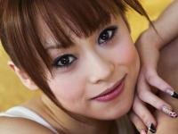 Cute Japanese redhead Miina Yoshihara has sex on a bed with her man friend - Photo #12