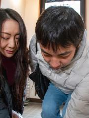Hot Japanese lady Miho Wakabayashi has sexual intercourse with her sexy boy