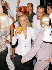 Seductive gals are into cock sucking contest at the drunk party