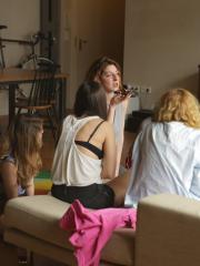 Sexy amateur babes enjoy their Girls Crazy Fun Day with wild sybian rides