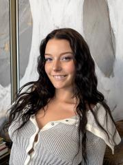 Brunette pornstar Kloe Love sucks and rides a big dick in a POV scene