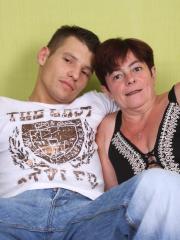 Overweight old woman engages in hardcore sex with her toy boy