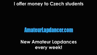 Czech blonde with amazing body lapdances