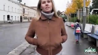 Eurobabe Zuzana pounded for some money