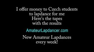 Hot czech brunette does oral and lapdances