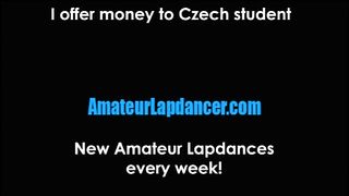 Luscious lapdance by natural czech blonde