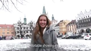 Czech gal convinced to have sex for cash