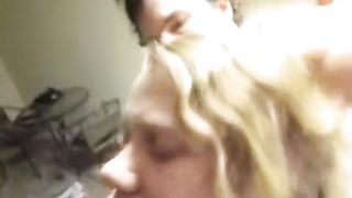 skank fucked in ass whil smoking doing dishe