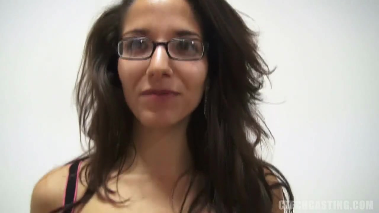 Sexy Czech brunette sucks my jizz out