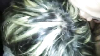Mom and daughter sucking my cock together