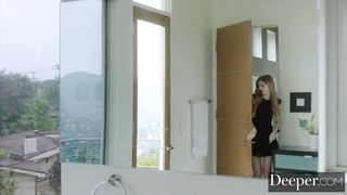 Deeper. Bunny's First Threesome with Escort Autumn Falls