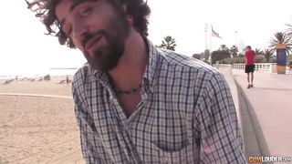 Beach Babe Julia Roca Rides and Cums all Over Cock