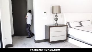FamilyStrokes - Bossy Stepmom Teaches Them How To Fuck