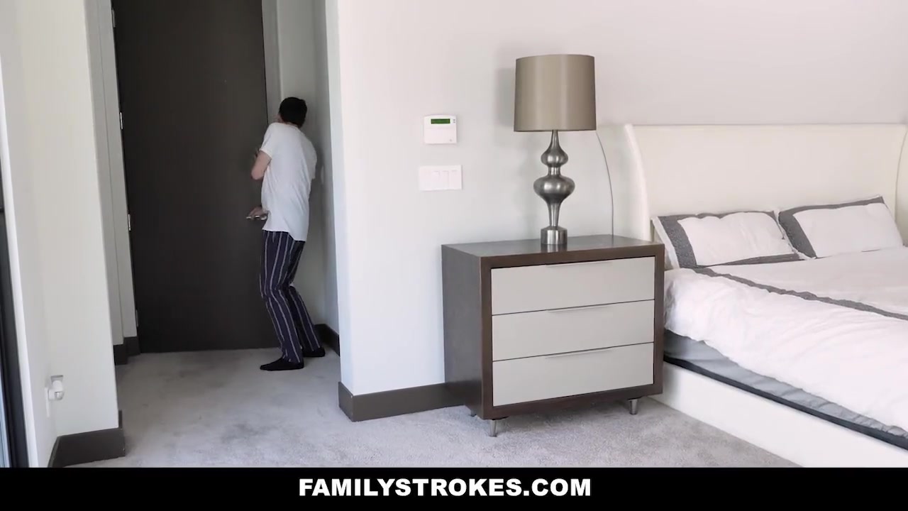FamilyStrokes - Bossy Stepmom Teaches Them How To Fuck