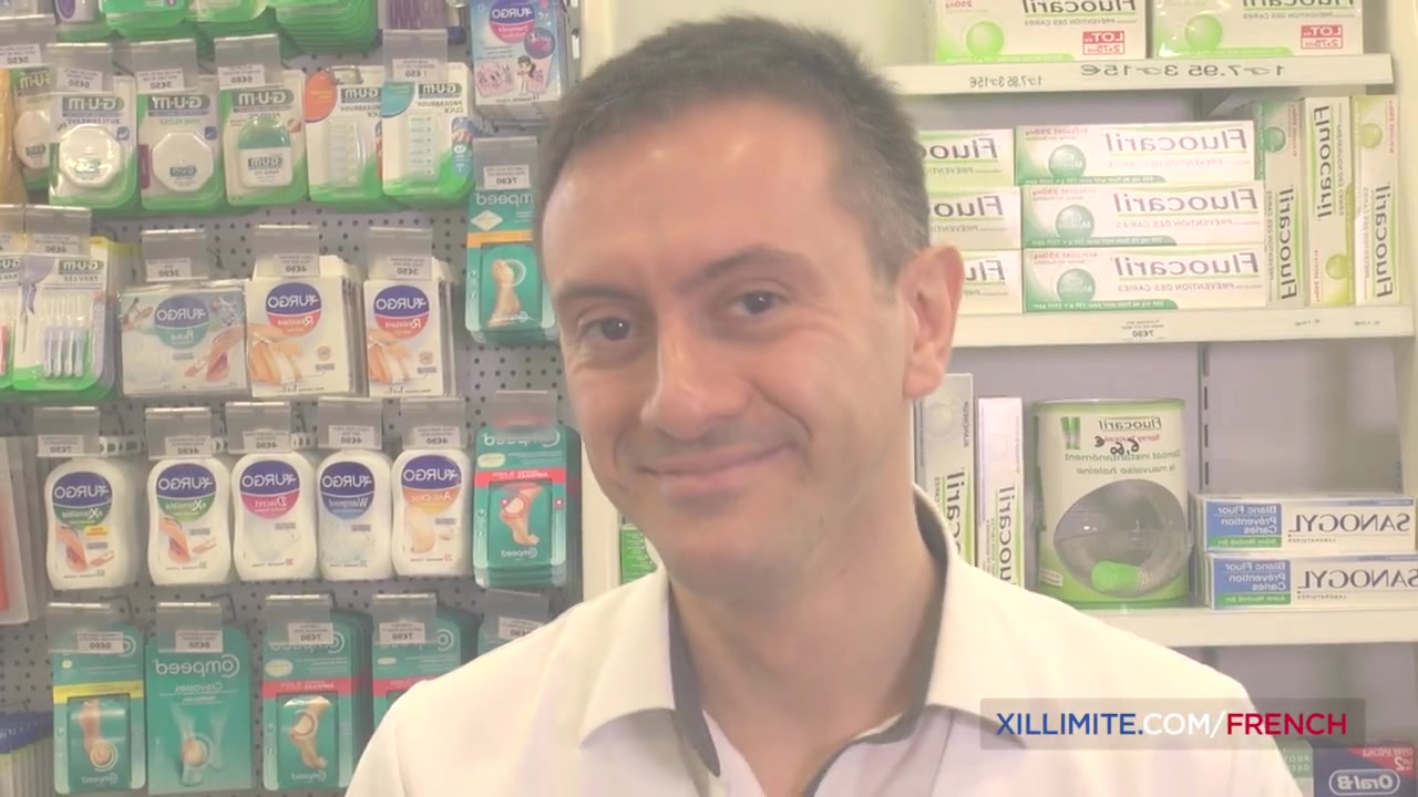 French brunette fucked in the pharmacy