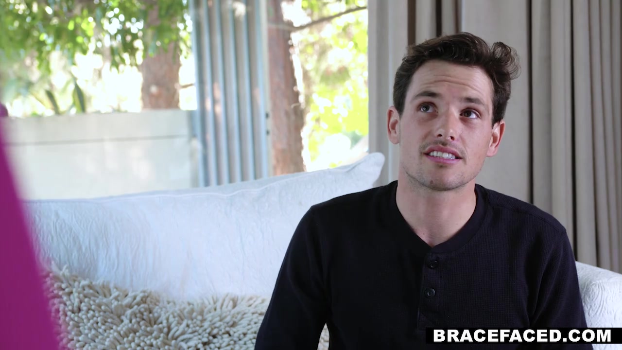 Braced Valedictorian Stepsis gets Cum as Lubricant