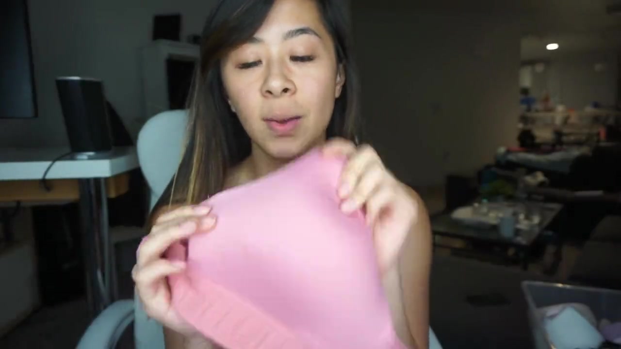Trying on all my Bras