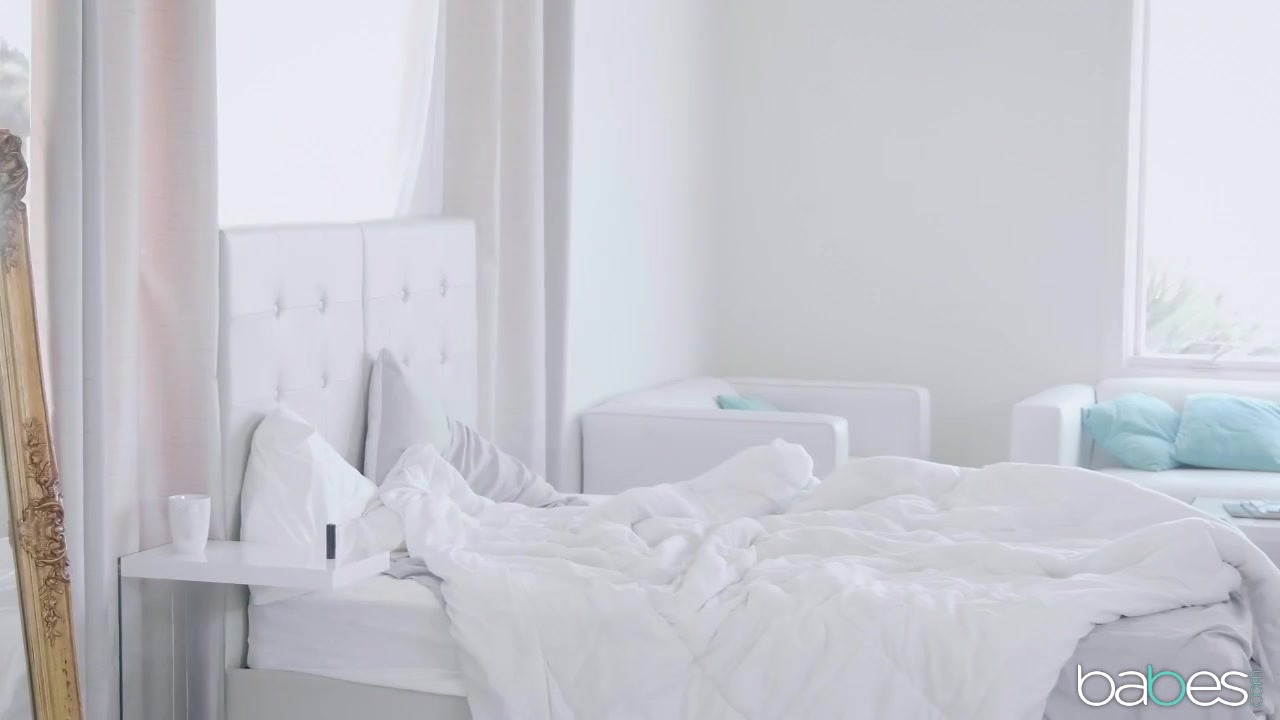 Sensual lesbian scene with two BFFs