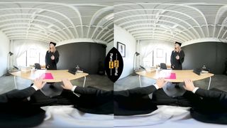 VR 180 - Alina Lopez Blows the Dean for Extra Credit to Graduate
