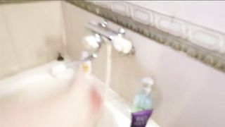 Asian girl is often getting fucked for money and sucking rock hard dicks until it explodes