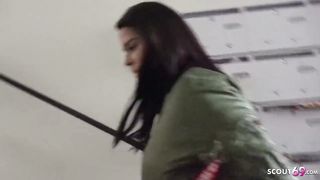 Chloe is a curvaceous brunette with huge tits who likes hard dicks more than anything else