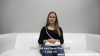 Busty amateur teen trying porn