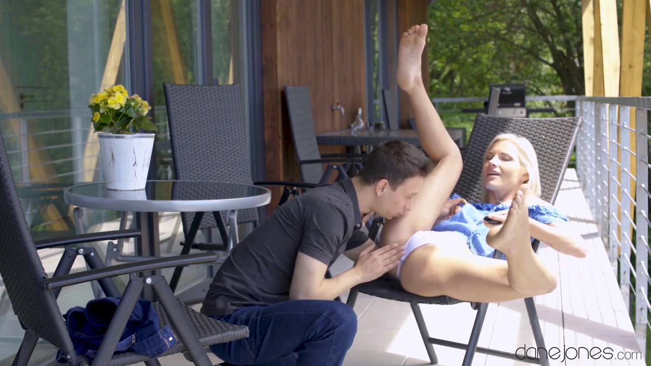 Hot Hun Zazie Skymm Banged on Balcony