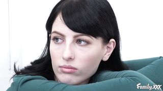 White skinned Teen Alex Bangs Stepdaddy