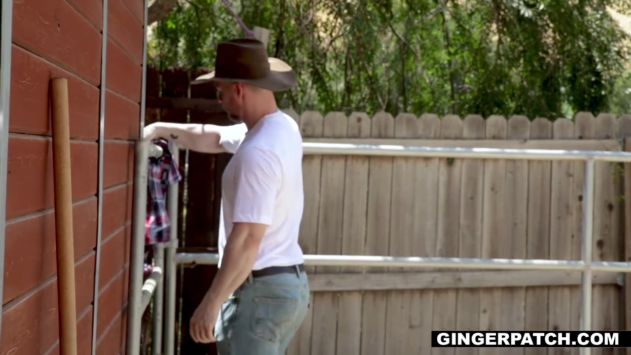 Ginger cowgirl messed up by a big thick dick
