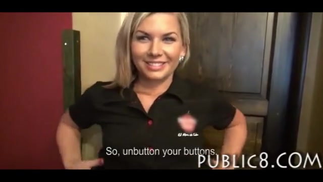 Free HD Amateur hottie paid for public sex in a bar Porn Video pic