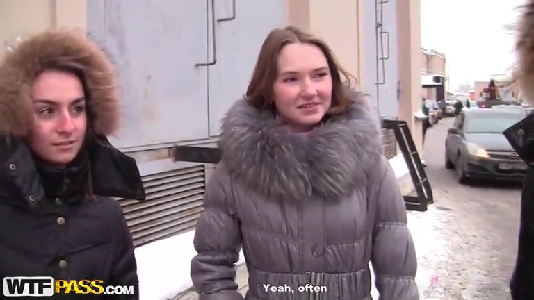 A shag in the public restroom is the result of a blonde babe picked-up in the street