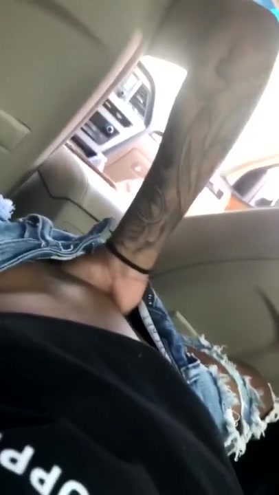 FINGERING HIS GIRL IN THE CAR