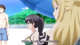Cartoon girl with big tits was studying with her friend and having sex with him, just for fun