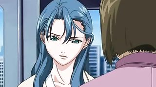 Sexy cartoon girl only thinks about sex and she does not really care about places
