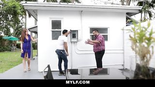 MYLF - Sexy Cougar Seduces her Big Dick Stepson