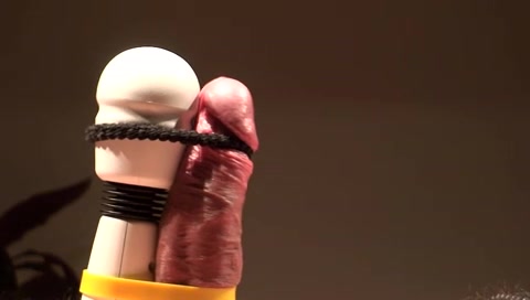 Naughty wife enjoys playing with her husband's dick, even if it hurts him a bit