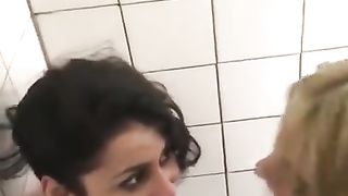 Secretly Filming Lesbians being Rough